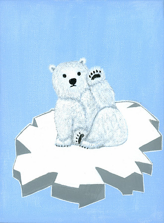"Don't Forget About Me" / 2019 / Acrylic on Canvas 5"x7"